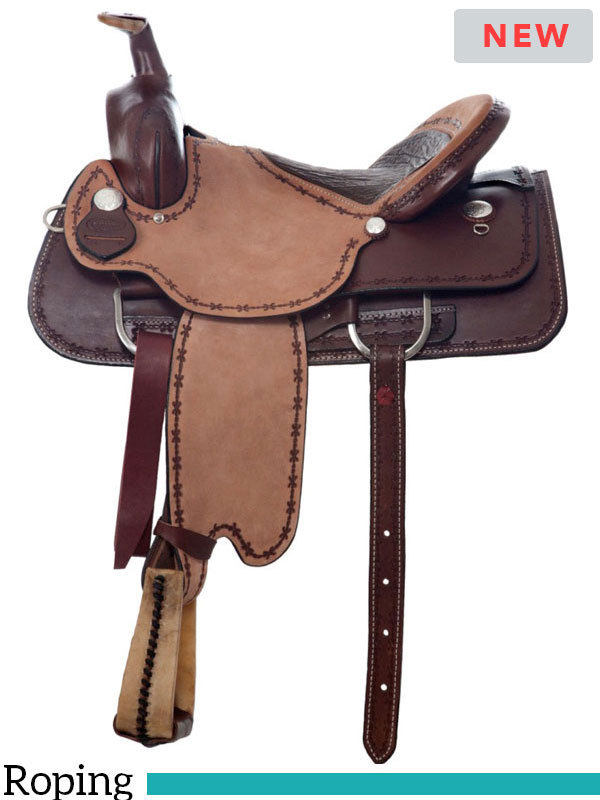 15 to 17 Dakota Roping Saddle 556