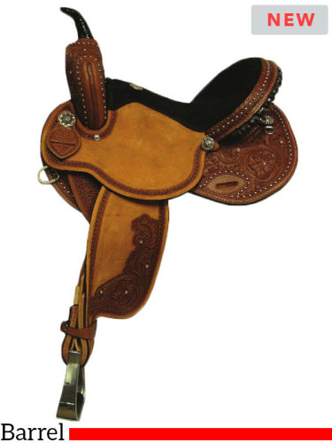 14 to 16 South Bend Saddle Co Revolutionary Barrel Saddle 3726