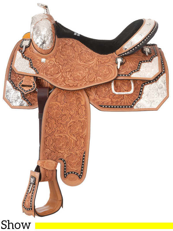 14 to 16 Silver Royal Extreme Silver Show Saddle 878