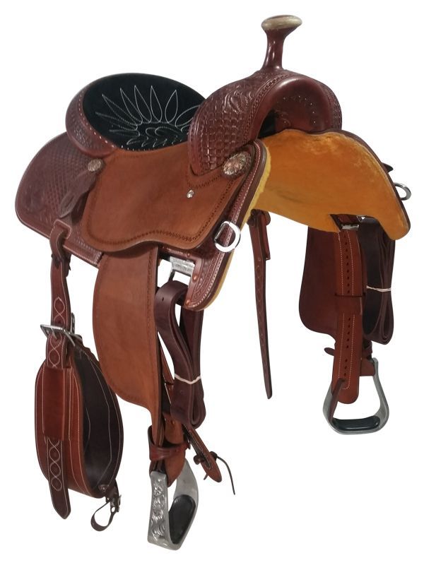 13.5 to 17 Martin Saddlery Custom Roughout Rider All-Around 14-C4
