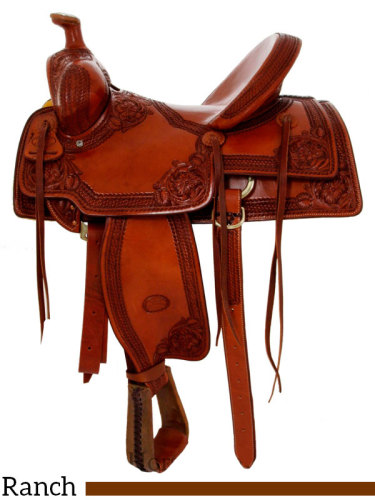 15.5 to 17 Billy Cook Nebraska Rancher Saddle 2800