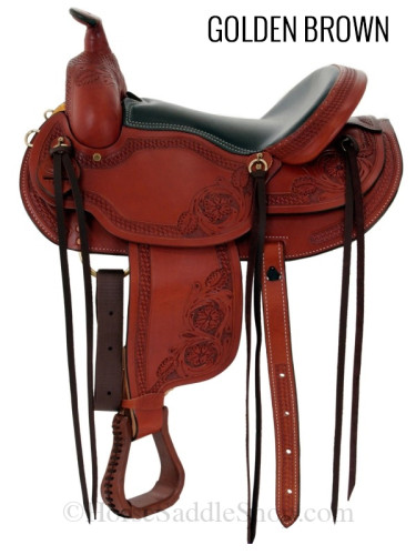 15 to 17 Dakota Western Trail Saddle 2212