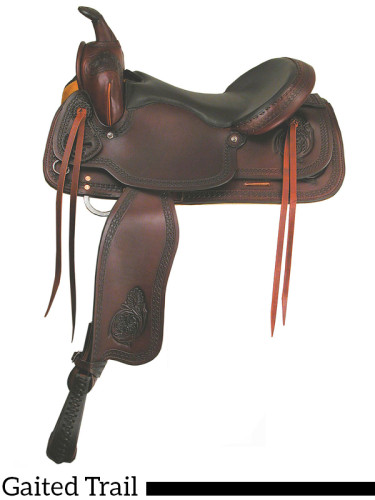 16 17 Big Horn Texas Best Del Rio Rider Trail Saddle, Gaited 950G