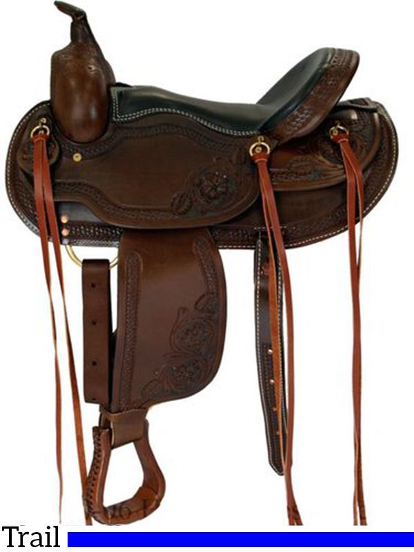 15 to 17 Dakota Western Trail Saddle 2212