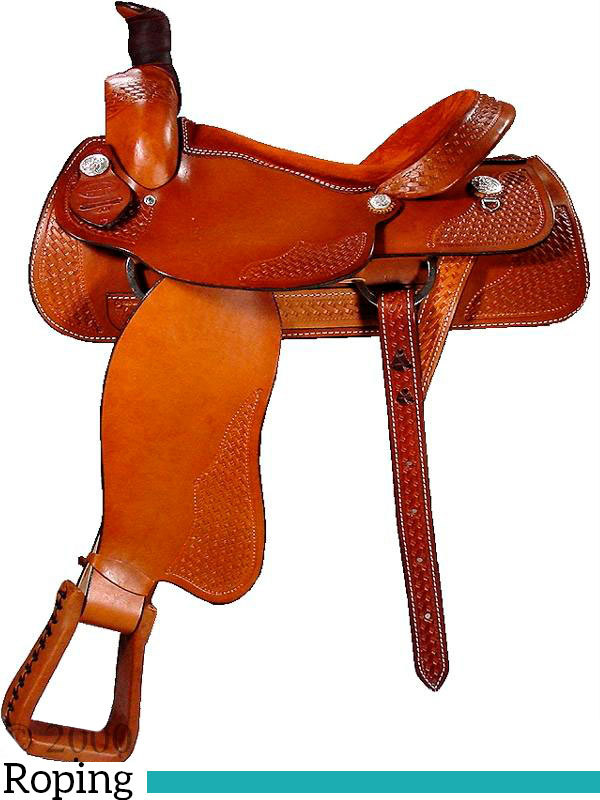 15 to 17 Dakota FQHB Roper Saddle 501