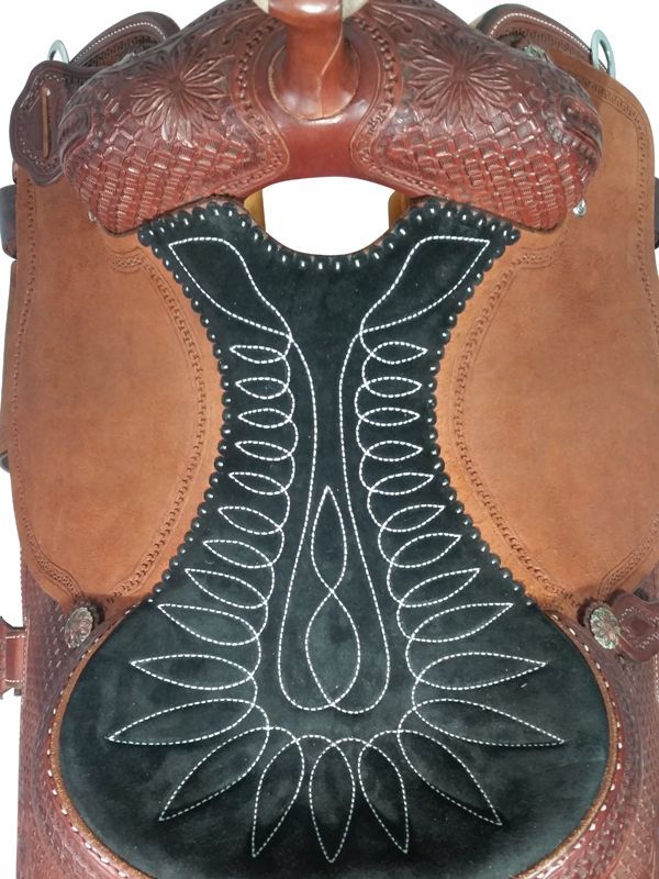 13.5 to 17 Martin Saddlery Custom Roughout Rider All-Around 14-C4