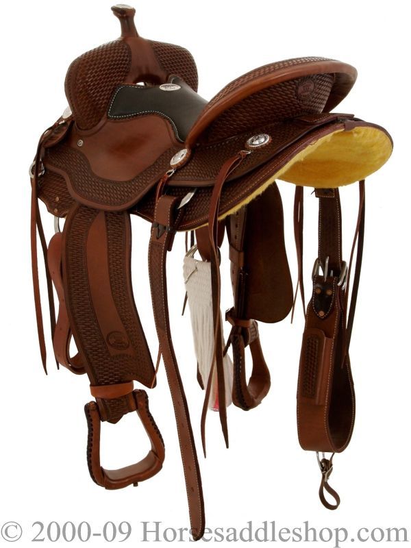15.5 to 17 Billy Cook Tipton Trail Saddle 1737