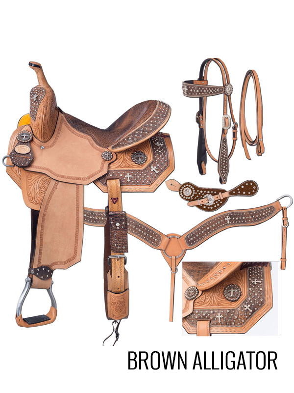 13 Silver Royal Desert Faith Barrel Saddle Package 9sr272