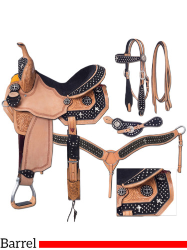 13 Silver Royal Desert Faith Barrel Saddle Package 9sr272