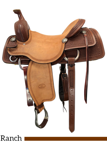16 to 17 Billy Cook Working Cow Horse Saddle 6310