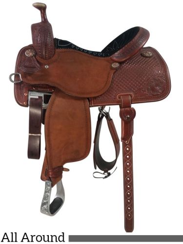 13.5 to 17 Martin Saddlery Custom Roughout Rider All-Around 14-C4