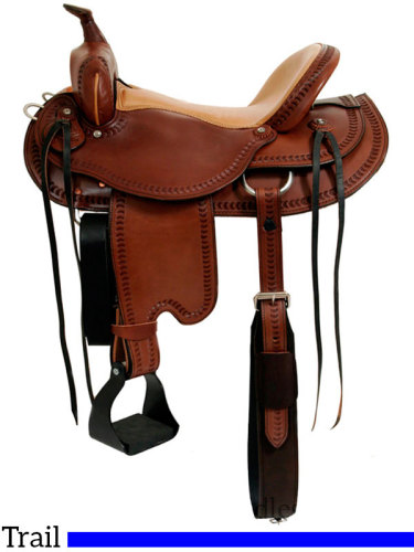 15 to 17 Dakota Draft Horse Trail Saddle 214