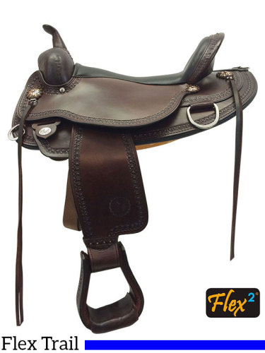 14 to 18 Circle Y Copper Mine Flex2 Trail Saddle 1565 w/Free Pad