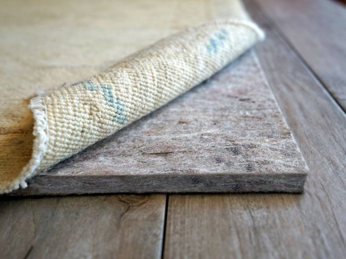 BBB18558152 Rug Pad USA Superior Lock 10' x 12' x 7/16inch Felt/Rubber Area Rug Pad Black