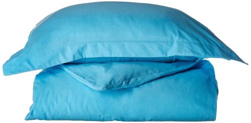BBB22427530 Pointehaven Flannel Sheet Set - Aqua - Twin XL