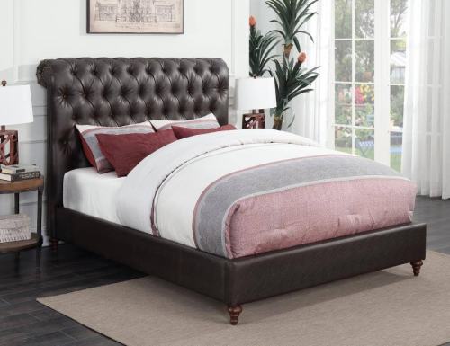 BBB24723780 Gresham Brown Upholstered California King Bed - 301097KW