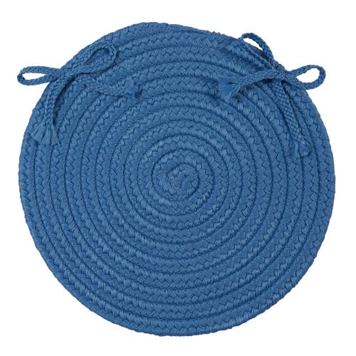 BBB20379509 Colonial Mills Br55a015x015 Boca Raton - Blue Ice Chair Pad (Set 4)