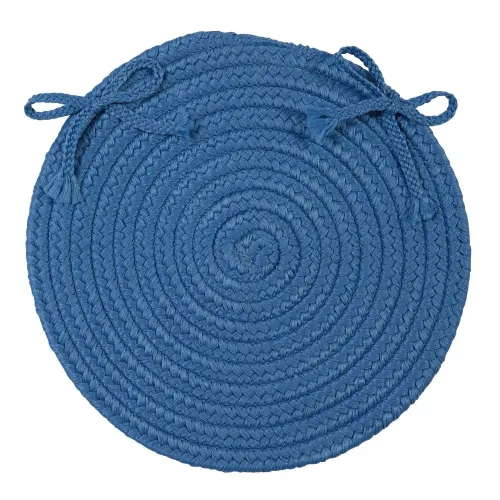 BBB20379509 Colonial Mills Br55a015x015 Boca Raton - Blue Ice Chair Pad (Set 4)