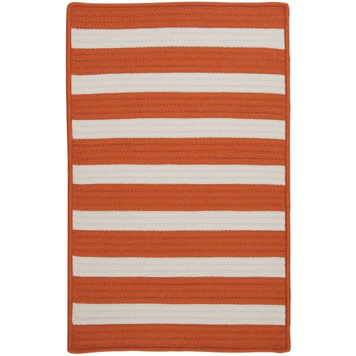 BBB27073132 Colonial Mills tr19r024x144s Stripe It - Tangerine 2'x12'