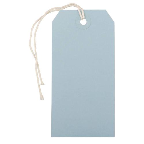BBB19780517 Jam Paper Gift Tags with String, Medium, 4 3/4 x 2 3/8, Baby Blue, Bulk 1000/Carton (39197114C)