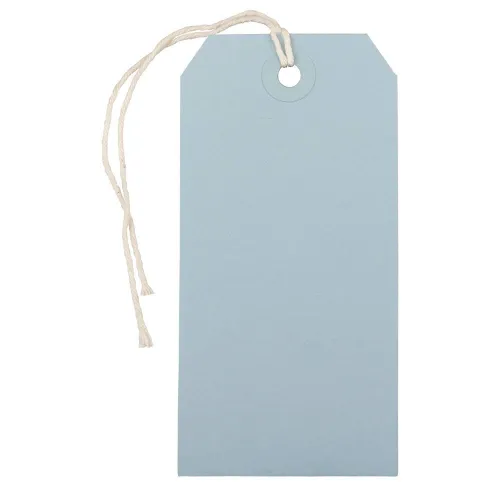 BBB19780517 Jam Paper Gift Tags with String, Medium, 4 3/4 x 2 3/8, Baby Blue, Bulk 1000/Carton (39197114C)