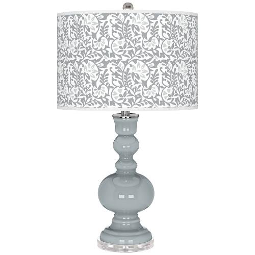 BBB24597576 Color + Plus Uncertain Gray Gardenia Apothecary Table Lamp 53R57