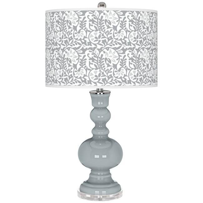 BBB24597576 Color + Plus Uncertain Gray Gardenia Apothecary Table Lamp 53R57
