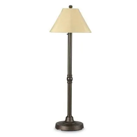 BBB20926941 Darby Home Co Shelley 60inch LED Floor Lamp - Base Color: Bronze, Shade Color: Linen Chile
