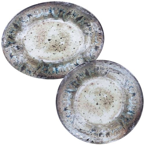BBB24573121 Certified International Radiance Cream Melamine 2-pc. Platter Set