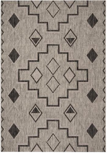 BBB18399731 Safavieh Courtyard CY8533-37612 2'3inch x 12'0inch Runner Grey / Black Area Rug
