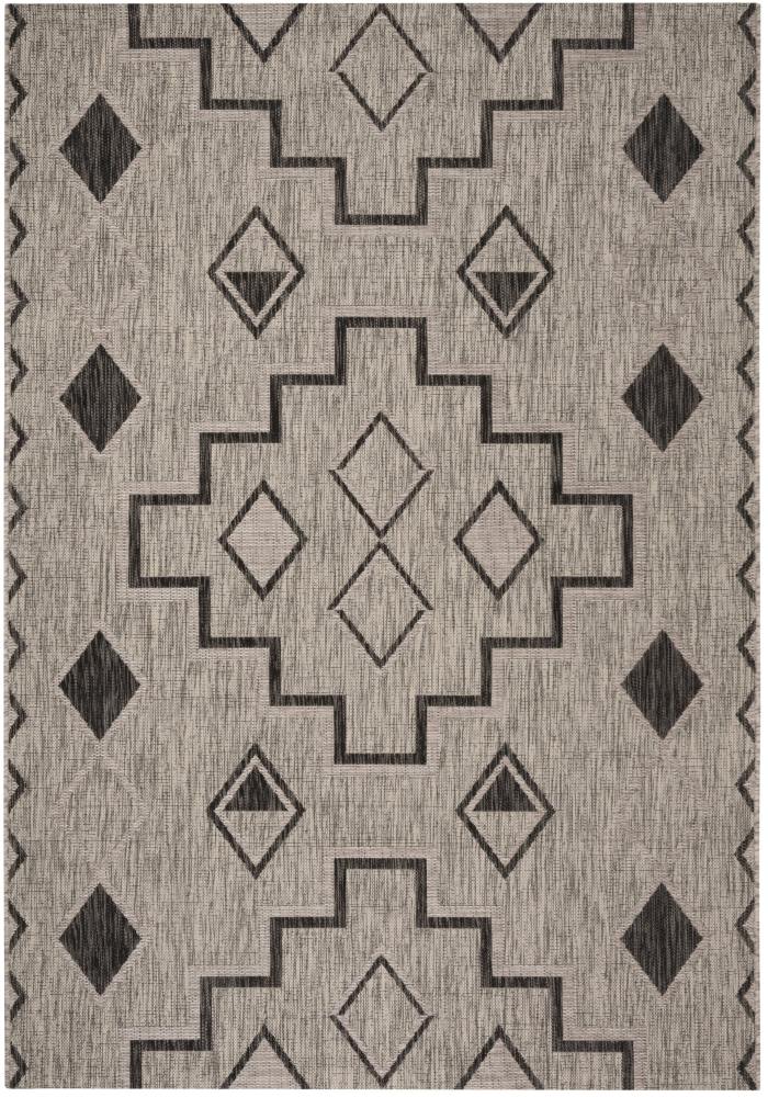BBB18399731 Safavieh Courtyard CY8533-37612 2'3inch x 12'0inch Runner Grey / Black Area Rug