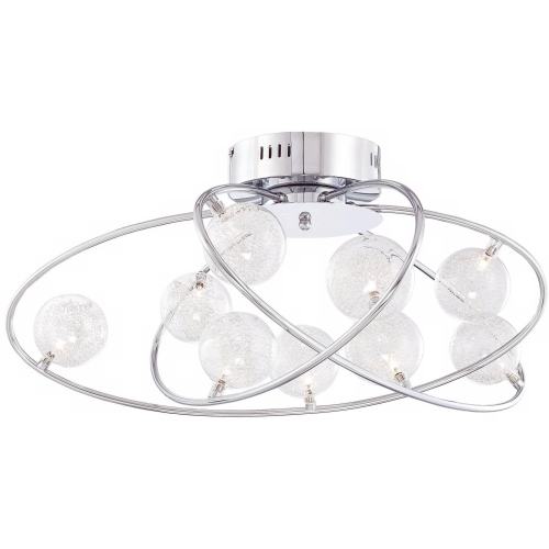 BBB24935402 Possini Euro New Orbit 23 3/4inch Wide Chrome Ceiling Light