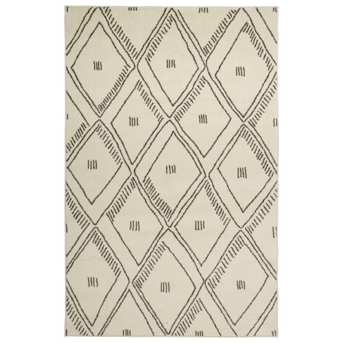 BBB17221820 Mohawk Prismatic Fresco Diamond Linen 5' x 8' Area Rug