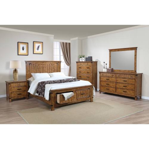 BBB25235210 Coaster Brenner 205260F-S4 4 PC Full Storage Bedroom Set