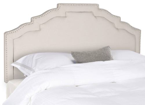 BBB23032850 Safavieh Alexia Queen Headboard in Taupe