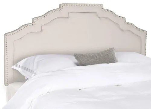 BBB23032850 Safavieh Alexia Queen Headboard in Taupe