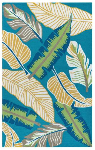 BBB21916858 Rizzy Azzura Hill Ah9963 Area Rug | Teal | 8' Round