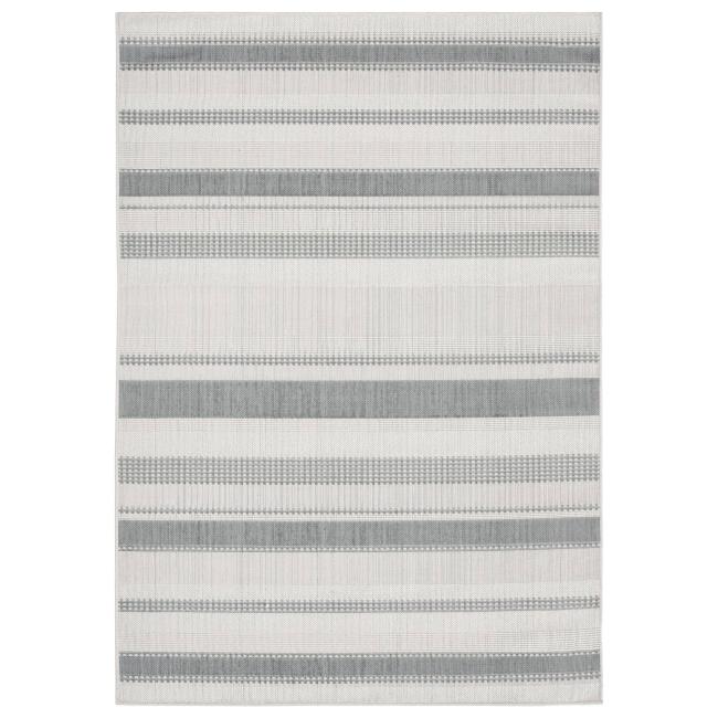 BBB21007037 Home Dynamix Tripoli Mateo Area Rug, Gray/Cream, 5'3 inchx7'3 inch