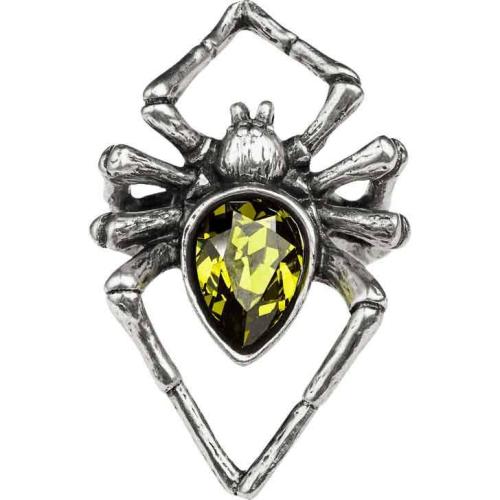 BBB17445254 Alchemy Gothic Emerald Venom Ring