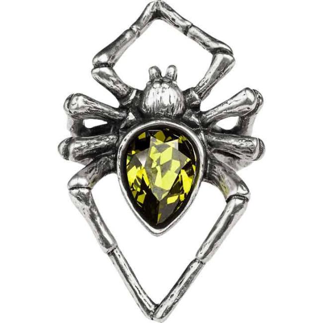BBB17445254 Alchemy Gothic Emerald Venom Ring
