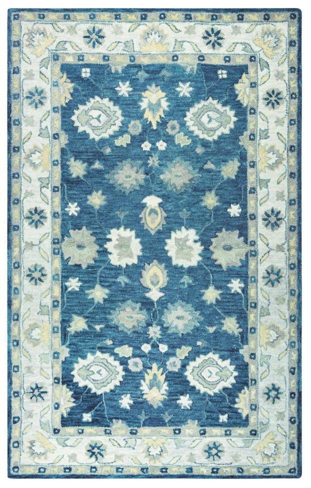 BBB20412838 Rizzy Leone LO9993 Blue Rug 9' x 12'