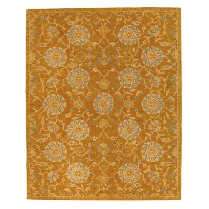BBB21448389 Safavieh Anatolia AN537C 2'3inch x 8'0inch Runner Gold / Blue Area Rug