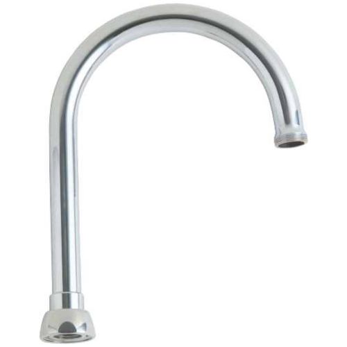 BBB20690756 Chicago Faucets GN2AH8JKABCP Ecast Lead-Free 5.25-inch Gooseneck Spout
