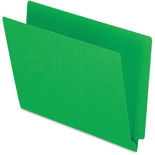 BBB24525429 Pendaflex Reinforced End Tab Folders Two Ply Tab Letter Green 100/Box