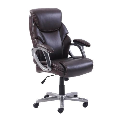 BBB25564282 Serta Manager's Office Chair, Supports Up to 250 lbs. Brown, Size 26