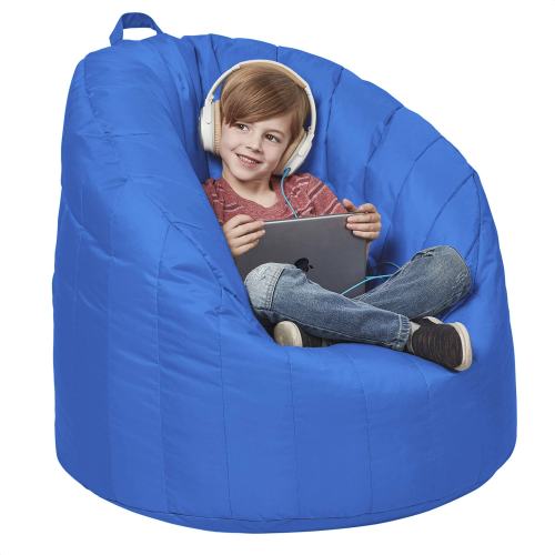 BBB22888446 Cali Seashell Bean Bag French Blue
