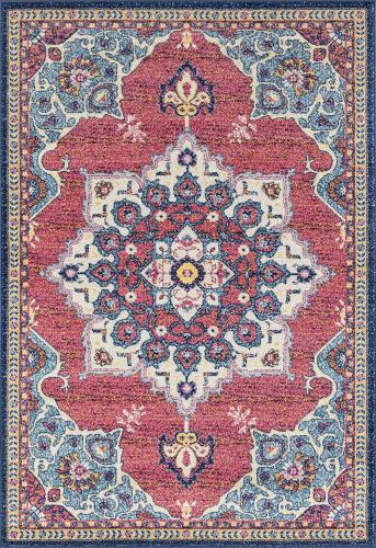 BBB20919760 United Weavers 5'3inch x 7'2inch Midnight Blue Abigail Valentina Area Rug