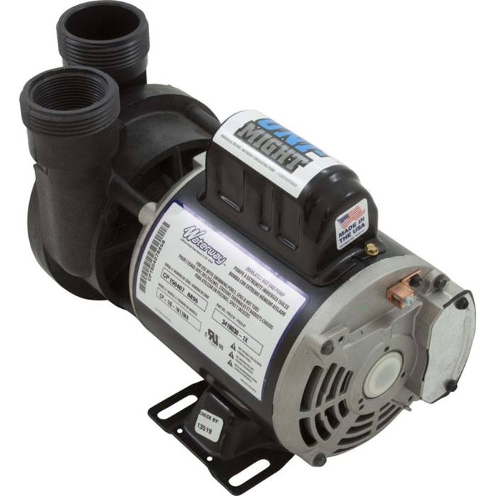 BBB18984399 Waterway Plastics 3410030-1X Pump, Circ, WW Uni-Might, 1/8hp, 115V, 1.3amp, 50/60Hz, 48fr, OEM