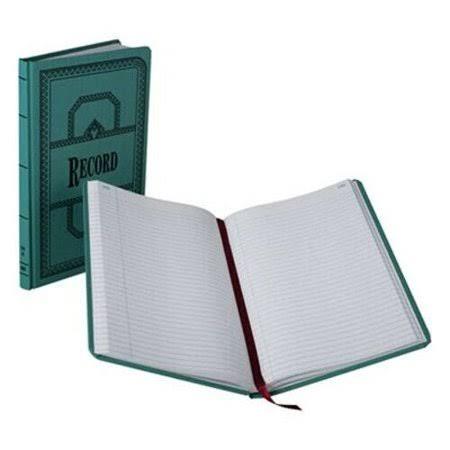 BBB27760043 Boorum & Pease Record/Account Book, Record Rule, Blue, 300 Pages, 12 1/8 x 7 5/8 (BOR66300R)