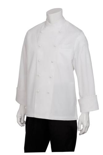 BBB26396171 Chef Works ECCWWHT52 Milan Premium Cotton Chef Coat 52